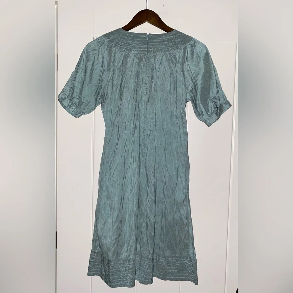 Christiane Cello Calypso Silk Mini Dress‎ Women L Formal Glam Cocktail Dinner